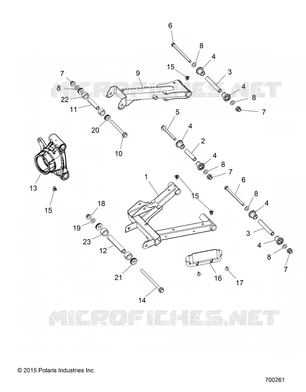 SUSPENSION TRASERA CONTROL ARMS