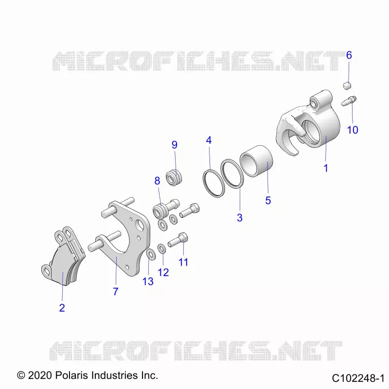 BRAKES, BRAKE PINZA FRENO DELANTERA (TO 8/16/2021)