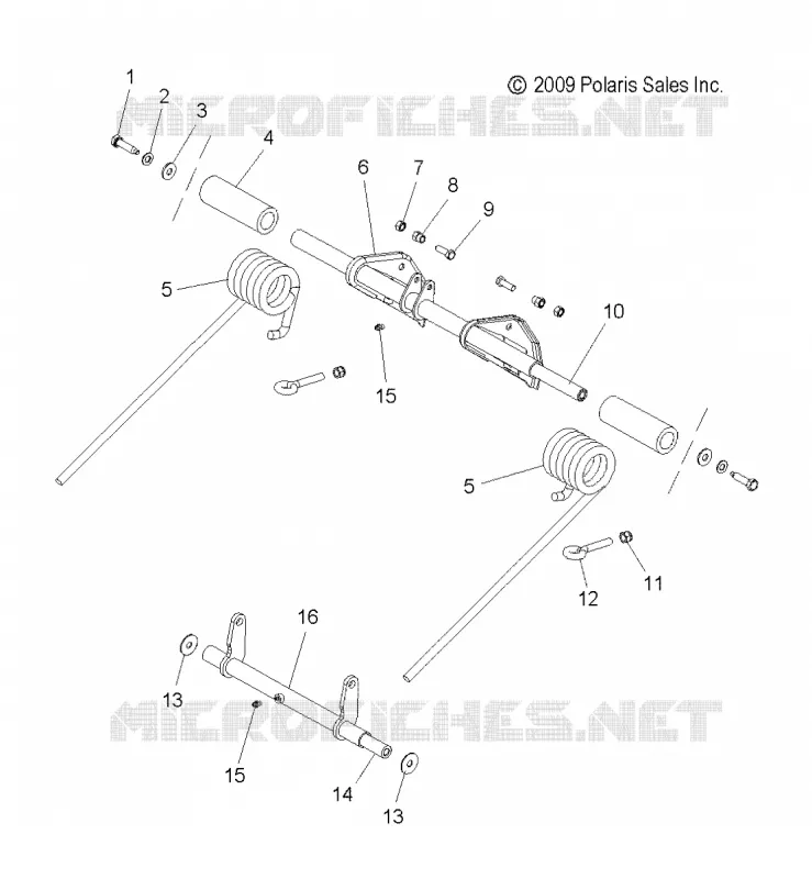 SUSPENSION, TRASERO ARM PAR and PIVOT ARM
