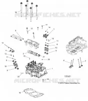 ENGINE, CULATA, CAM AND VALVES
