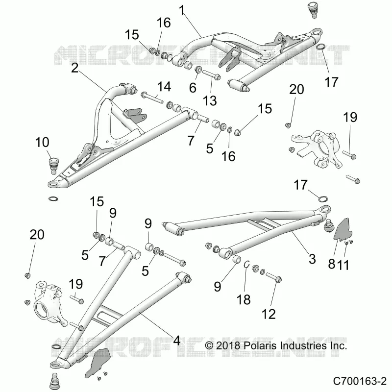 SUSPENSIÃ“N DELANTERA CONTROL ARMS