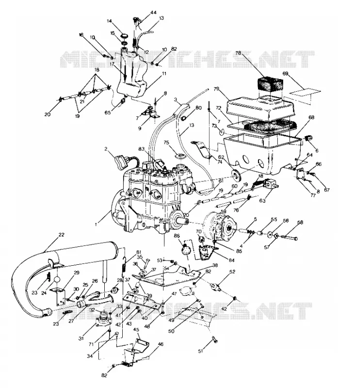 MONTAJE DEL MOTOR 500 and 500 Classic (4919251925013A)