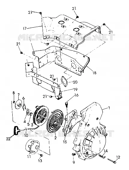 VENTILADOR CAJA/ARRANQUE DE RETROCESO Sport/Sport GT (4921282128045A)