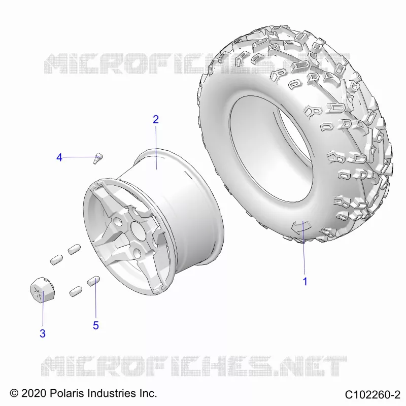 RUEDAS, REAR TIRE