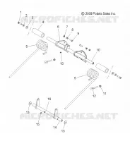 SUSPENSION, TRASERO ARM PAR AND PIVOT ARM