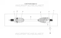TREN, DRIVE SHAFT, FRONT (TO 2/15/16)