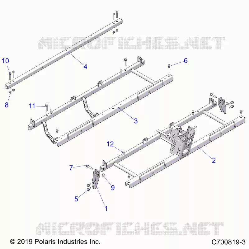 CHASSIS, ASIENTO SUPPORTS- G21GMH99AL/BL (C700819-3)