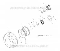 RUEDAS, REAR TIRE AND BRAKE DISC