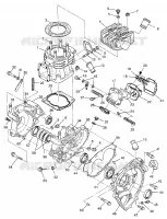 CAJA DEL CIGÜEÑAL AND CILINDRO SPORTSMAN 400L W97AC38C (4939673967D001)