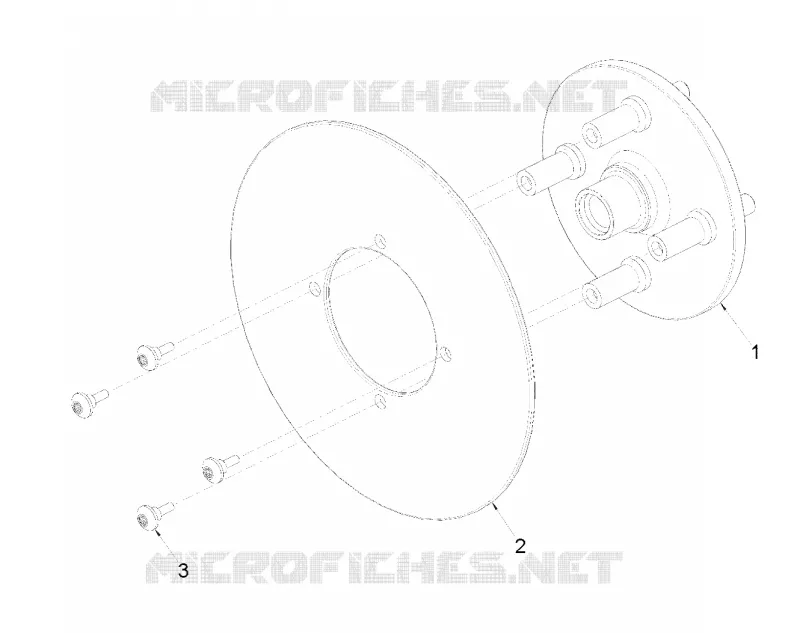 RUEDAS, COMPONENTS, END, 9.21 INCH, DISC 4 BOLT