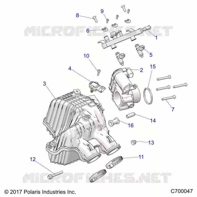 ENGINE, TOMA DE AIRE MANIFOLD
