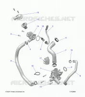 MOTOR, WATERPUMP AND BYPASS