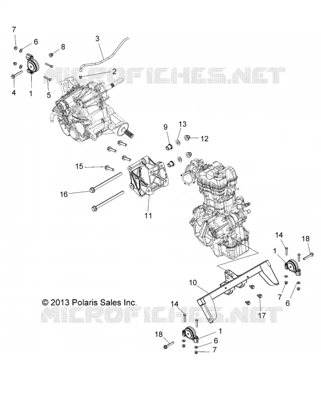 MOTOR, MOTOR AND MONTAJE DE LA TRANSMISIÓN