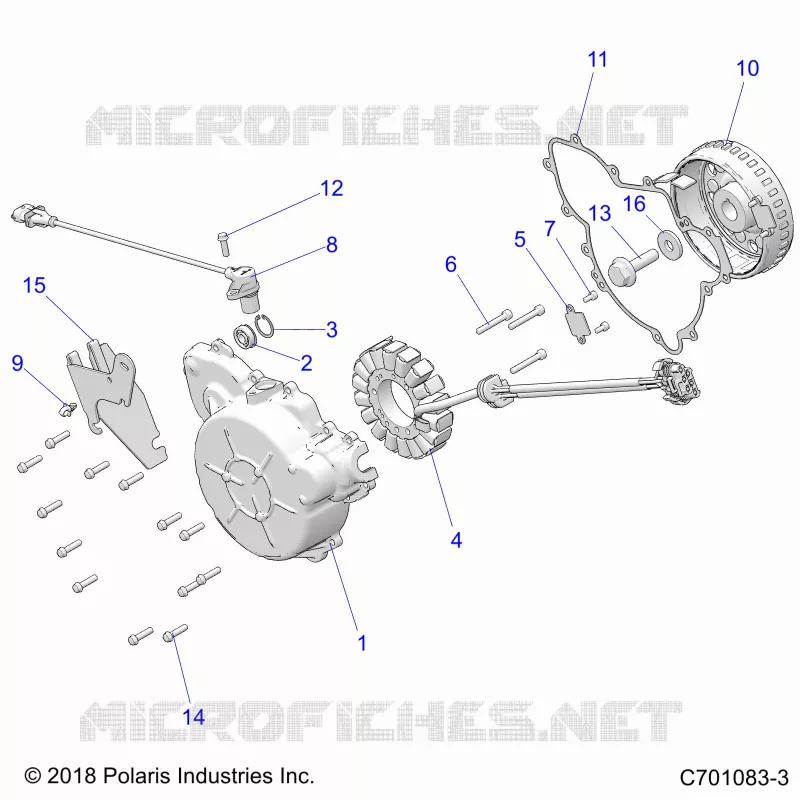 MOTOR, STATOR AND COVER