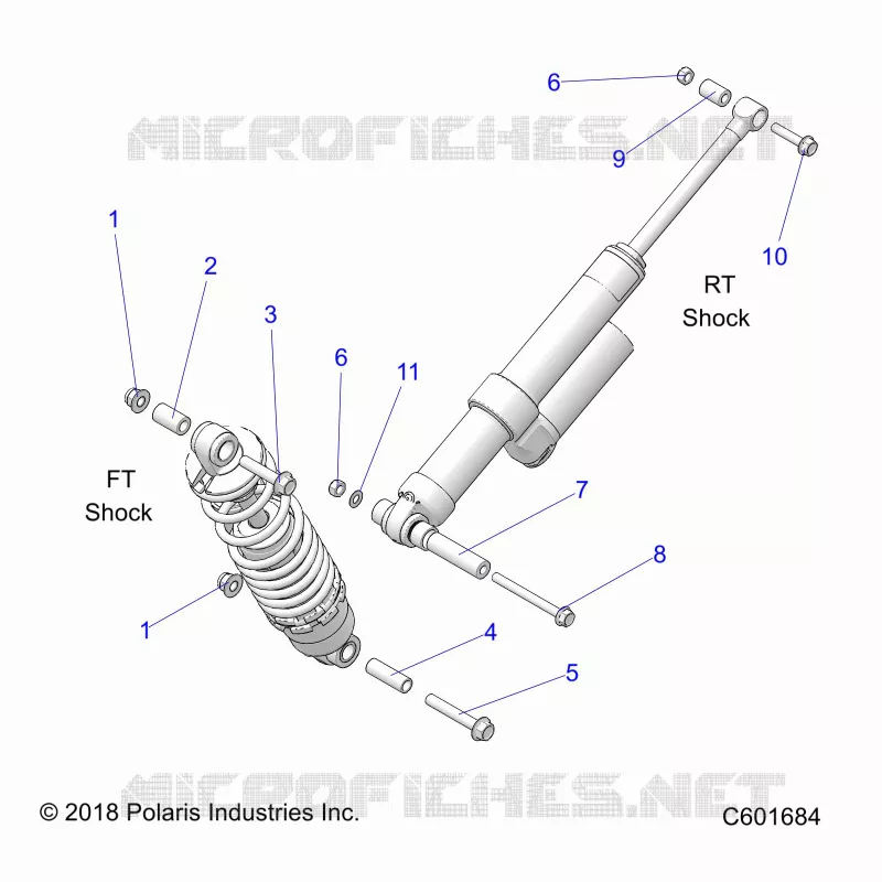SUSPENSION, MONTAJE DE DESCARGA, REAR SUSP.