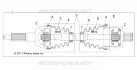 DRIVE TRAIN, TRASERO UNIDAD SHAFT