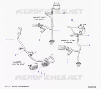 ELECTRICA, WIRE HARNESS, HOOD, ELEC. START