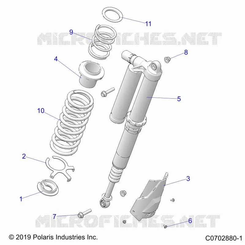 SUSPENSION, REAR MONTAJE DE DESCARGA, ULTIMATE