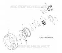 RUEDAS, REAR TIRE AND BRAKE DISC