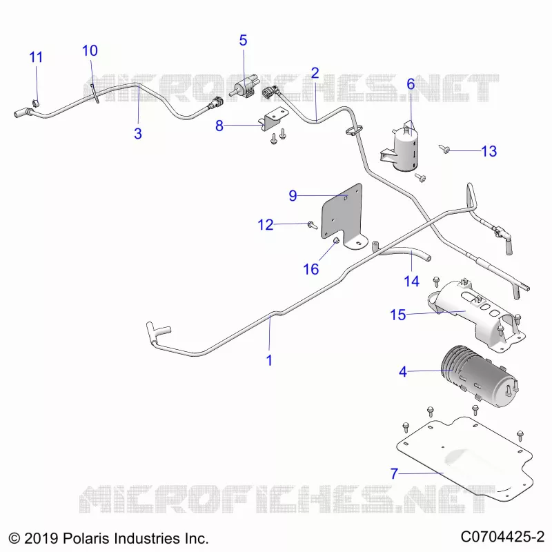 SISTEMA DE COMBUSTIBLE, FUEL TANK EVAP, CANISTER AND LINES