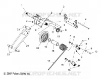 SUSPENSION, TRASERO ARM PAR, U.S.