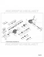 DRIVE TRAIN, PRINCIPAL GEARCASE INTERNALS