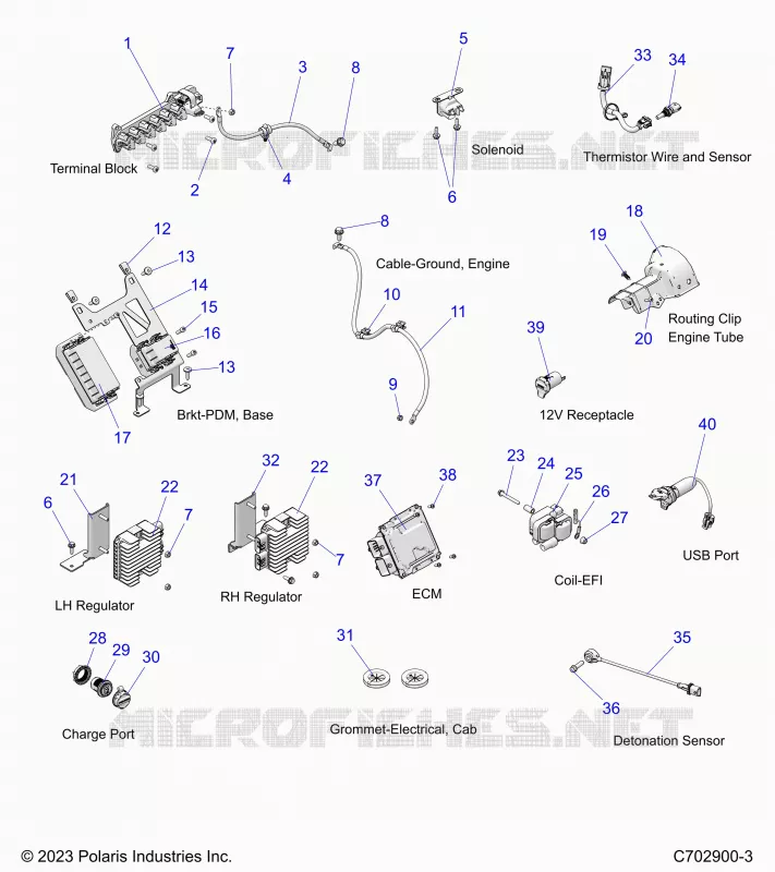 ELECTRICA, COMPONENTS
