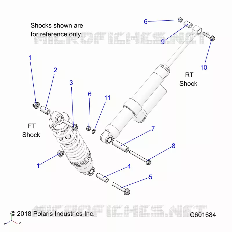SUSPENSION, MONTAJE DE DESCARGA, REAR SUSP.