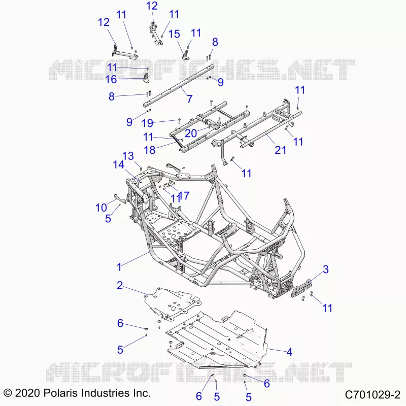 CHASSIS, MAIN FRAME AND ESQUÃD PLATE