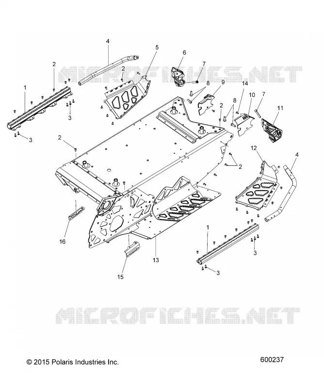 CHASSIS, TÃŠNEL AND REAR ASM.