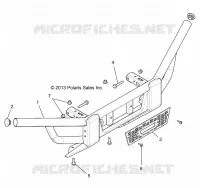 CHASIS, FRONT BUMPER
