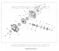 DRIVE TRAIN, CAJA DE CAMBIOS TRASERA INTERNALS