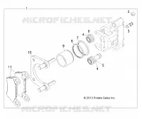 BRAKES, PINZA TRASERA