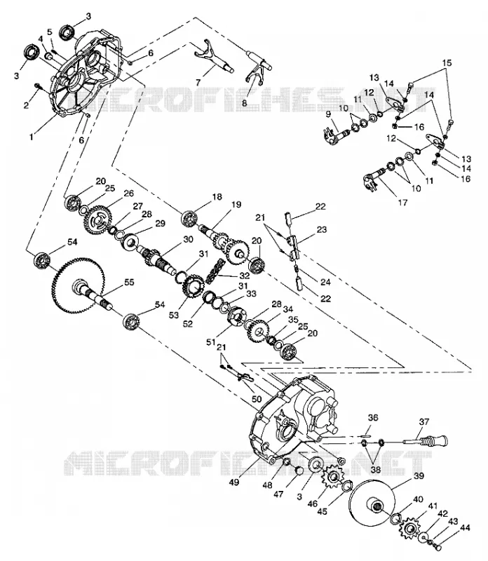 MONTAJE DE ENGRANAJES 6X6 350L S938739 (4924362436039A)