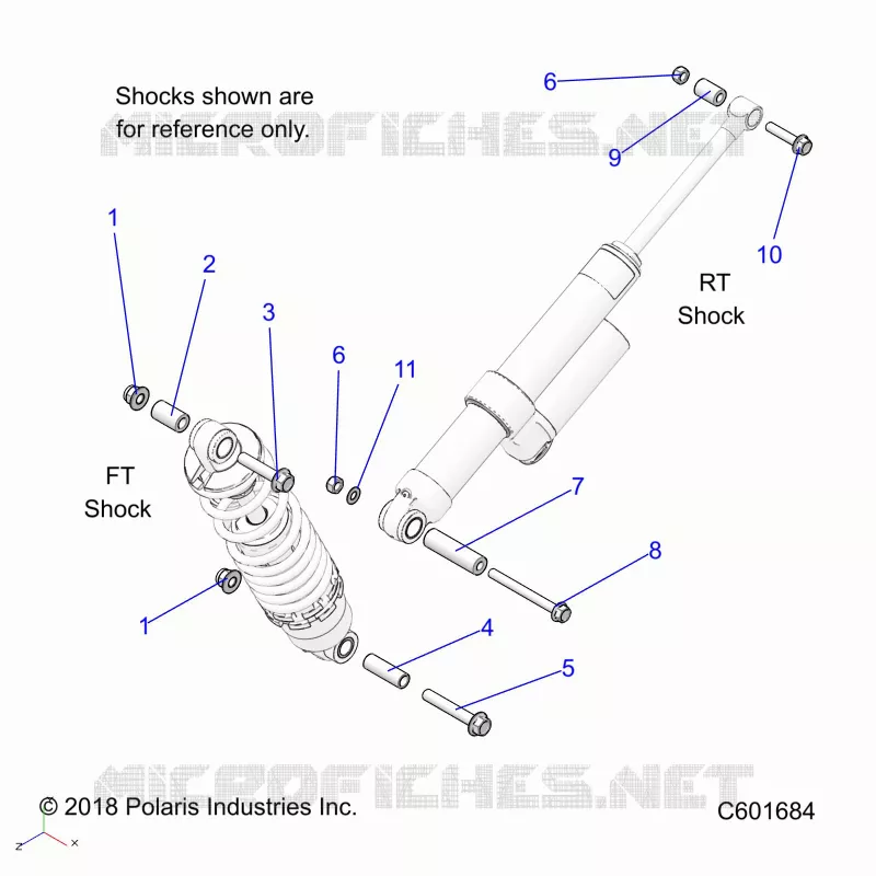 SUSPENSION, MONTAJE DE DESCARGA, REAR SUSP.