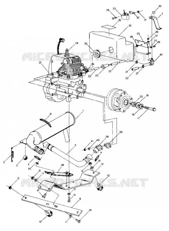 MONTAJE DEL MOTOR StarTrak (4916811681029A)