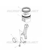 MOTOR, CONNECTING ROD AND PISTON SET