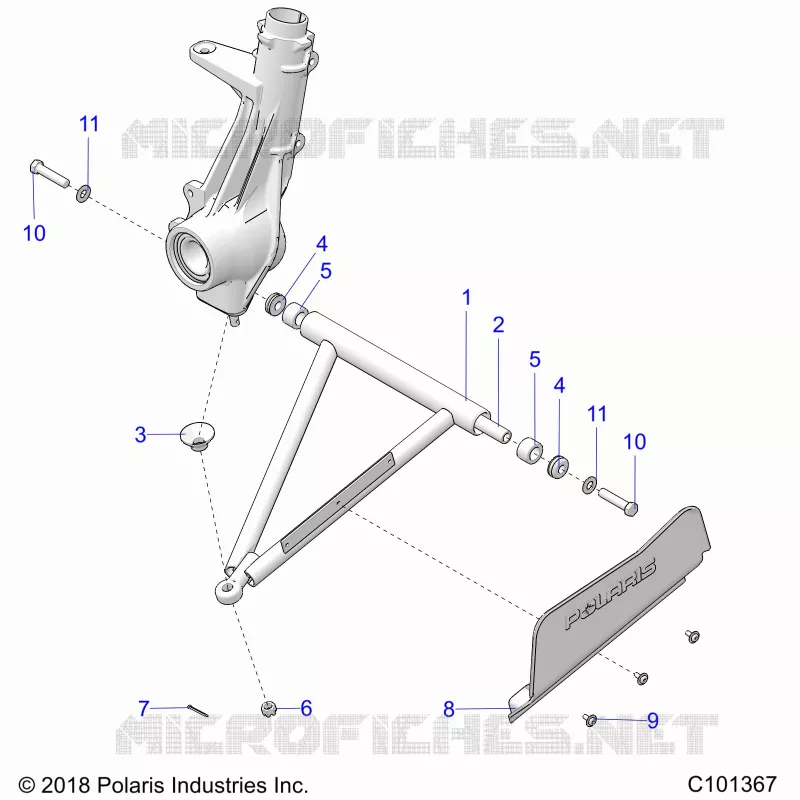 SUSPENSION, A-ARM AND PUNTAL MOUNTING