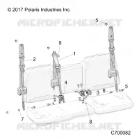 ASIENTO BELT MOUNTING