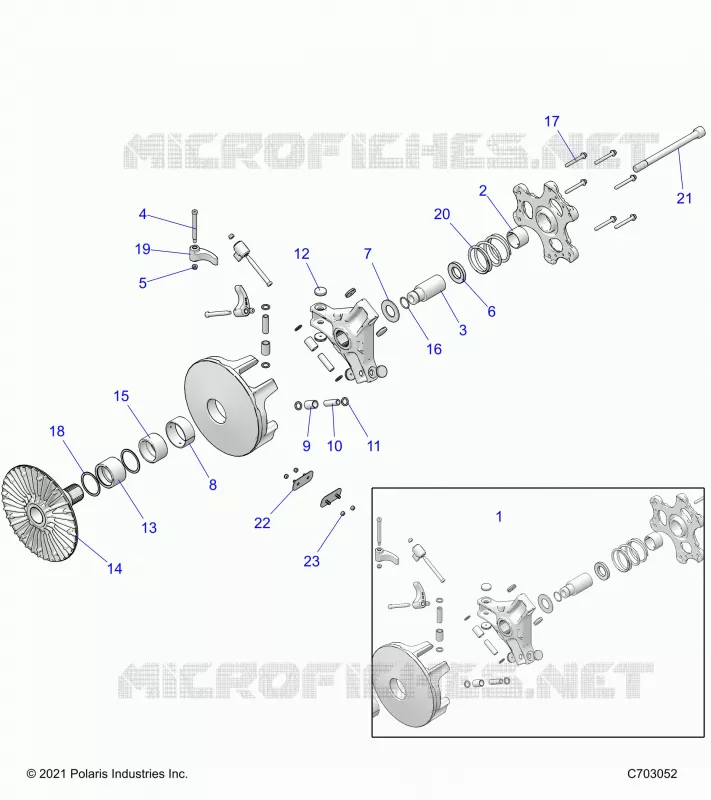 TREN, PRIMARY CLUTCH