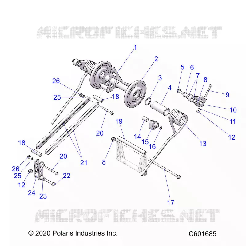 SUSPENSION, TRASERO ARM PAR