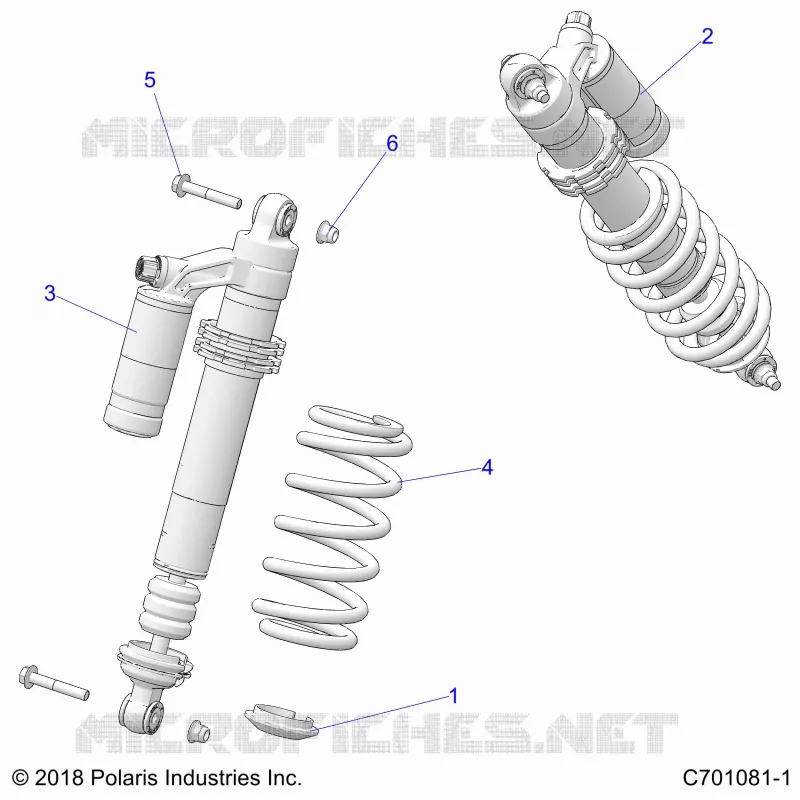 SUSPENSION, CHOQUE FRONTAL MOUNTING