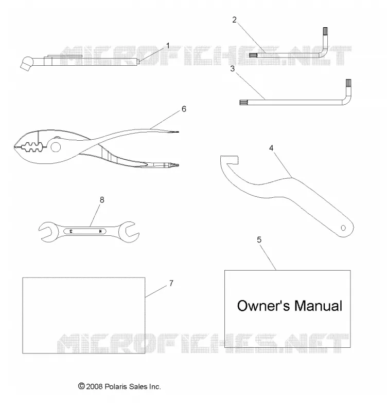 REFERENCES, KIT DE HERRAMIENTA AND EL MANUAL DEL PROPIETARIOS