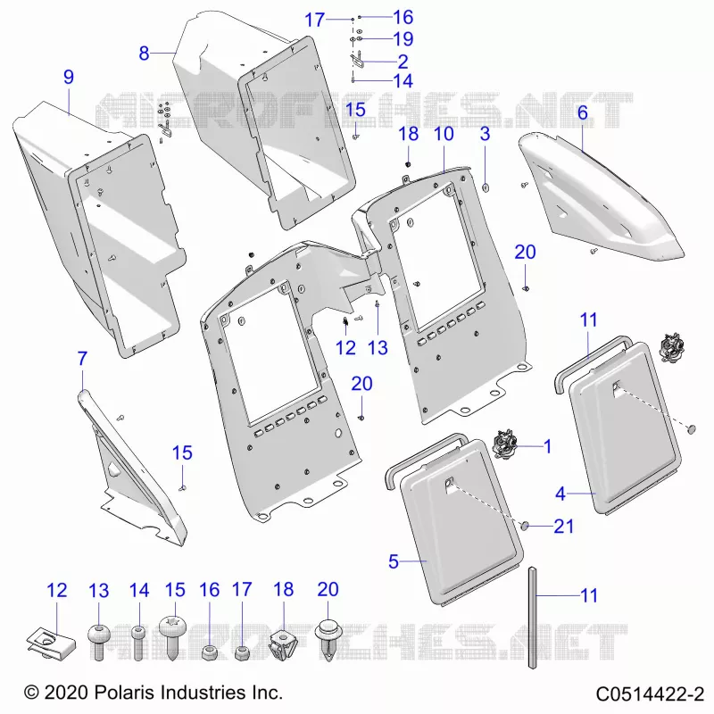 CARROCERÍA POSTERIOR STORAGE COMPARTMENTS