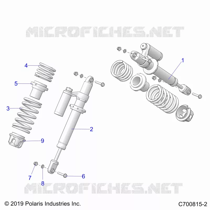 SUSPENSION, CHOQUE FRONTAL MOUNTING