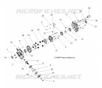 TREN, REAR GEARCASE INTERNALS