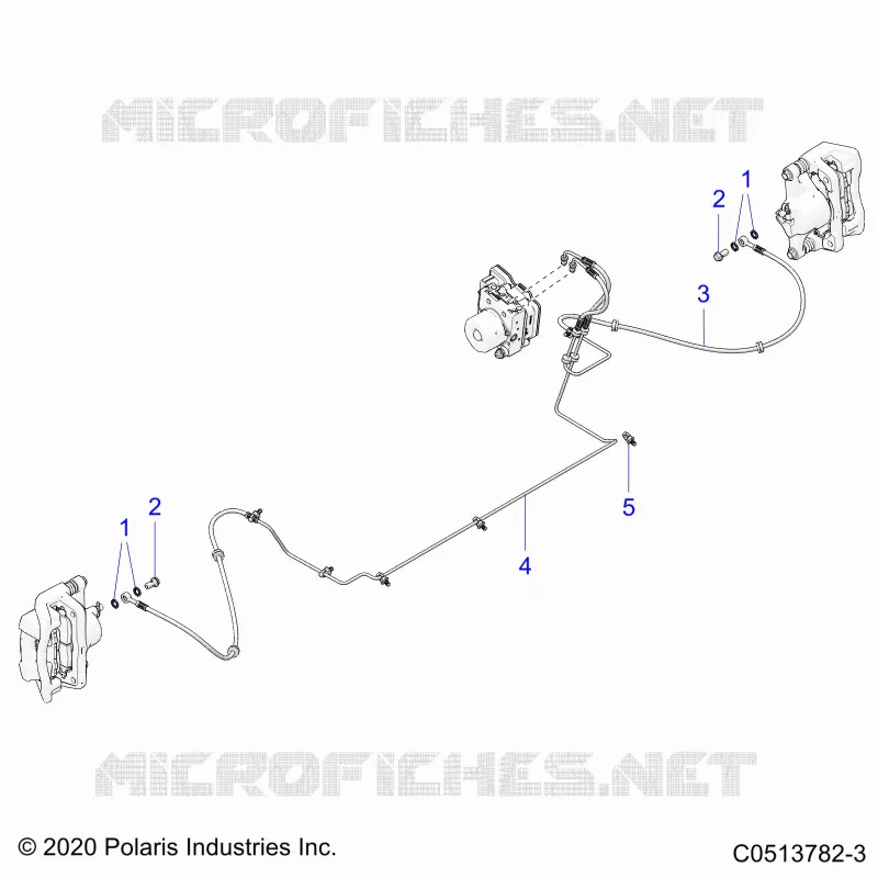 FRENO FRONTAL BRAKE LINE