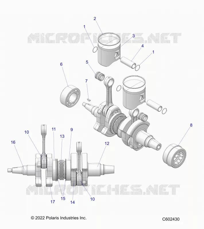 ENGINE, PISTON AND CIGUEÑAL