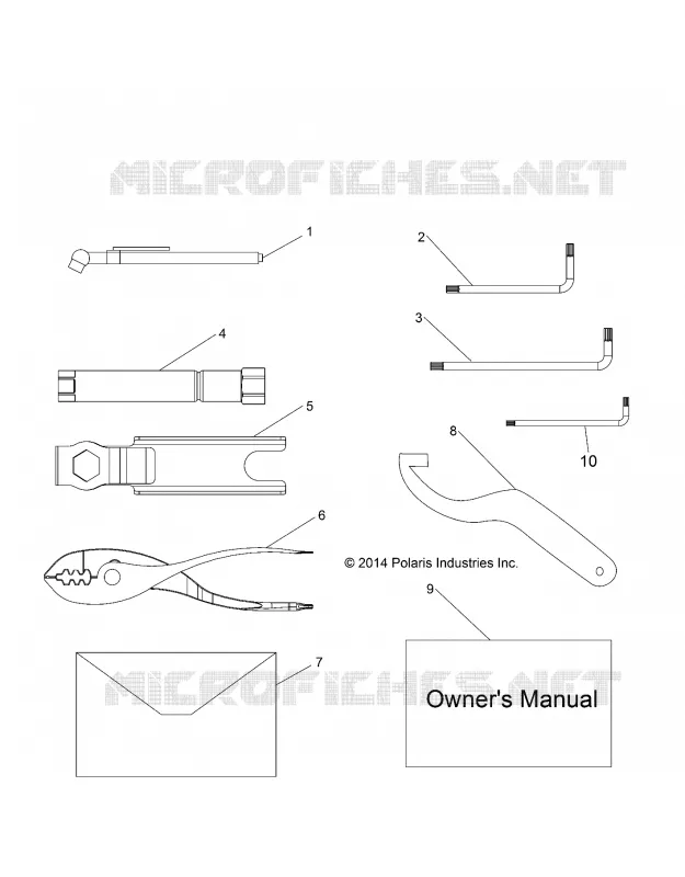 REFERENCES, KIT DE HERRAMIENTA AND EL MANUAL DEL PROPIETARIOS
