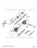 DRIVE TRAIN, PRINCIPAL GEARCASE INTERNALS (FROM 9/30/2019)